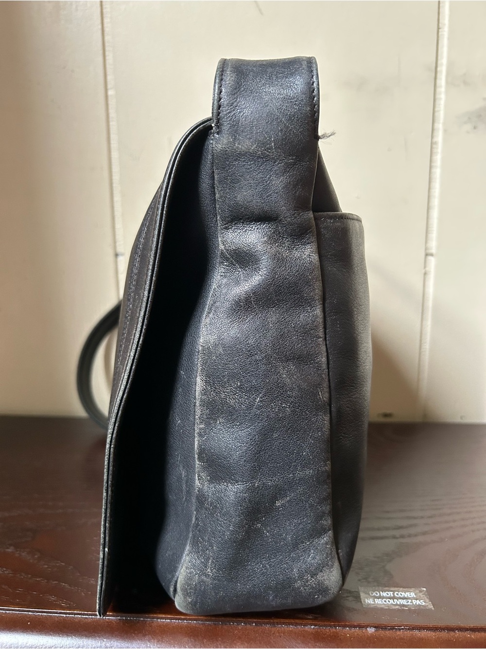 COACH Black Lexington Flap Legacy Leather Messenger Crossbody Shoulder Bag 4183 - Picture 3 of 16